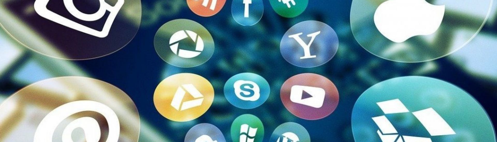 Icons der verschiedenen Sozialen Medien