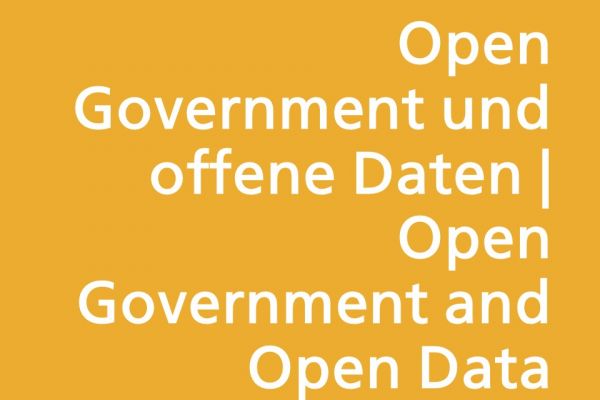 Open Government und offene Daten | Open Government and Open Data